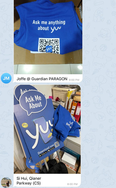 Yuu Activation Campaign @ Dairy Farm Retail Outlets Cold Storage, Giant, Guardian