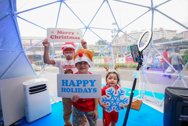 Linkreit - A Frosty Christmas Adventure Pop Up @ AMK Hub, Jurong Point, and Thomson Plaza