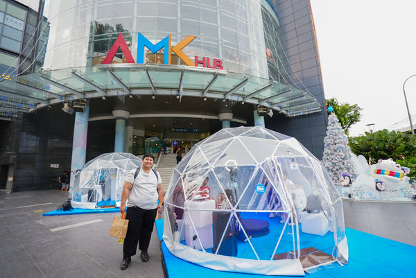 Linkreit - A Frosty Christmas Adventure Pop Up @ AMK Hub, Jurong Point, and Thomson Plaza