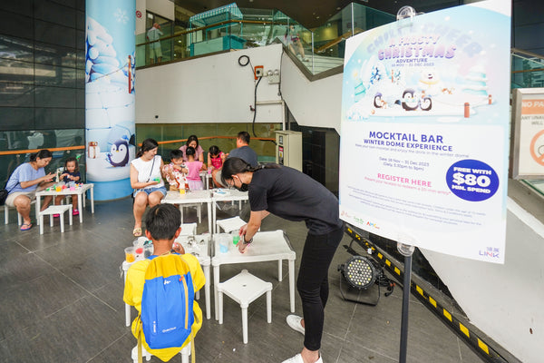 Linkreit - A Frosty Christmas Adventure Pop Up @ AMK Hub, Jurong Point, and Thomson Plaza