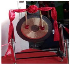 Experiential Marketing Singapore Giant Gong Launch Rental