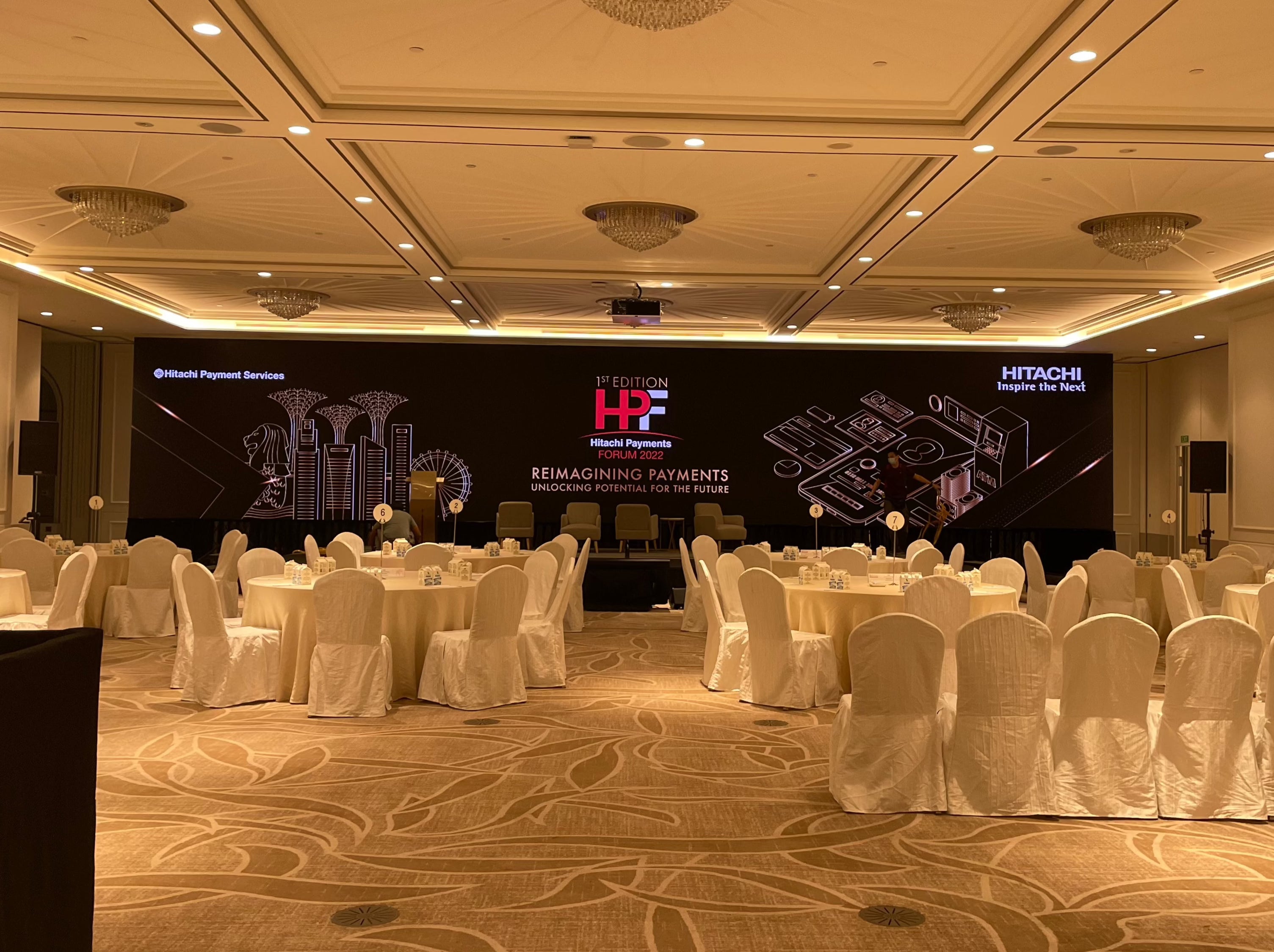 Hitachi Payments Forum 2022 | AV rental Singapore | Ooffle | Hitachi Payments Forum 2022
