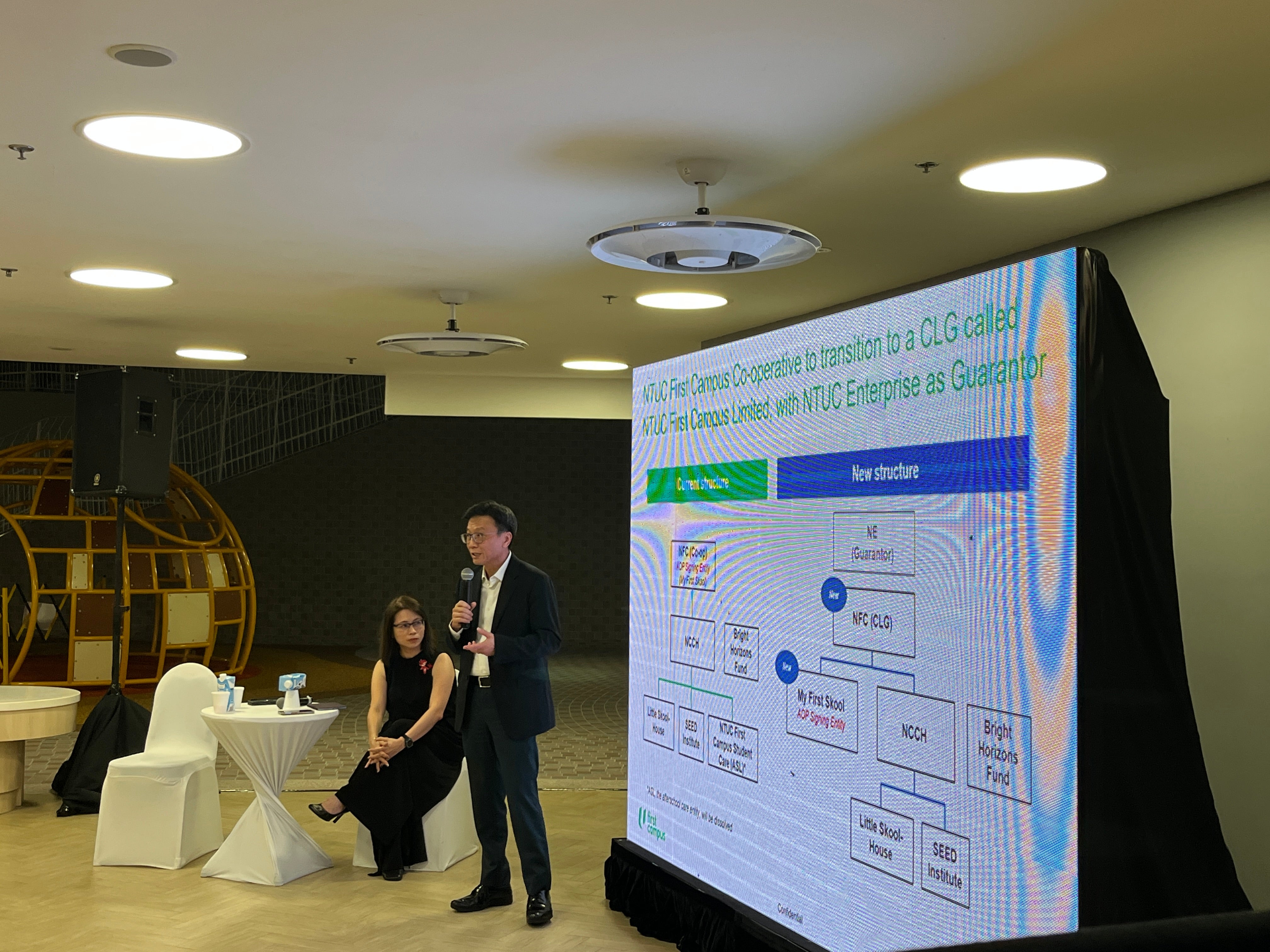 NTUC First Skool EGM Information Session | Events agency singapore - Ooffle | NTUC First Skool EGM Information Session