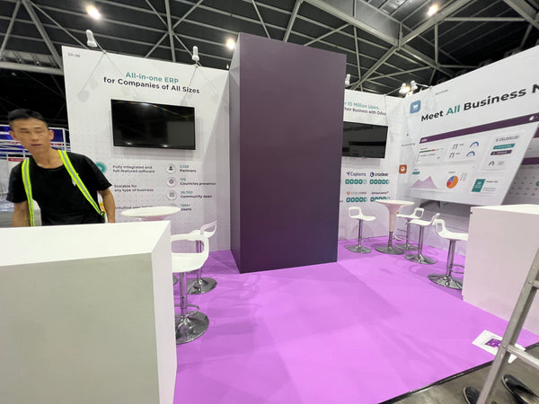 Odoo Booth Setup @ Asia Tech Expo