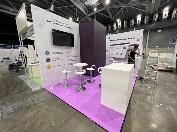 Odoo Booth Setup @ Asia Tech Expo