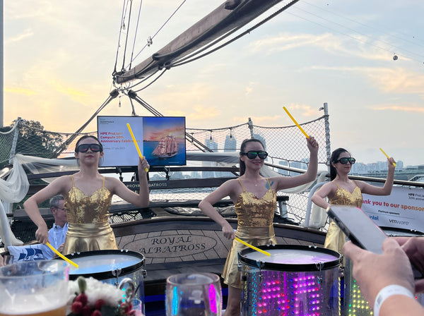 LED Drummers @ The Royal Albatross