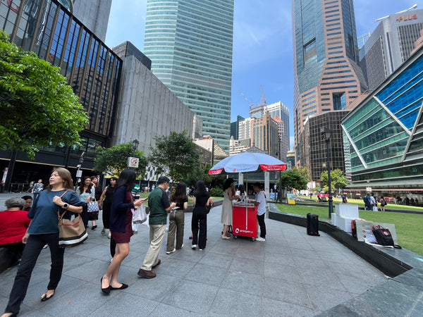 CGS-CIMB Ice Cream Activation @ Raffles Place