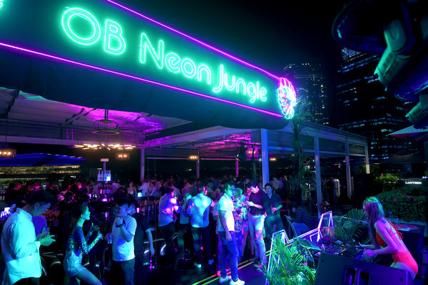 OB Neon Party @ The Fullerton Bay Hotel Singapore