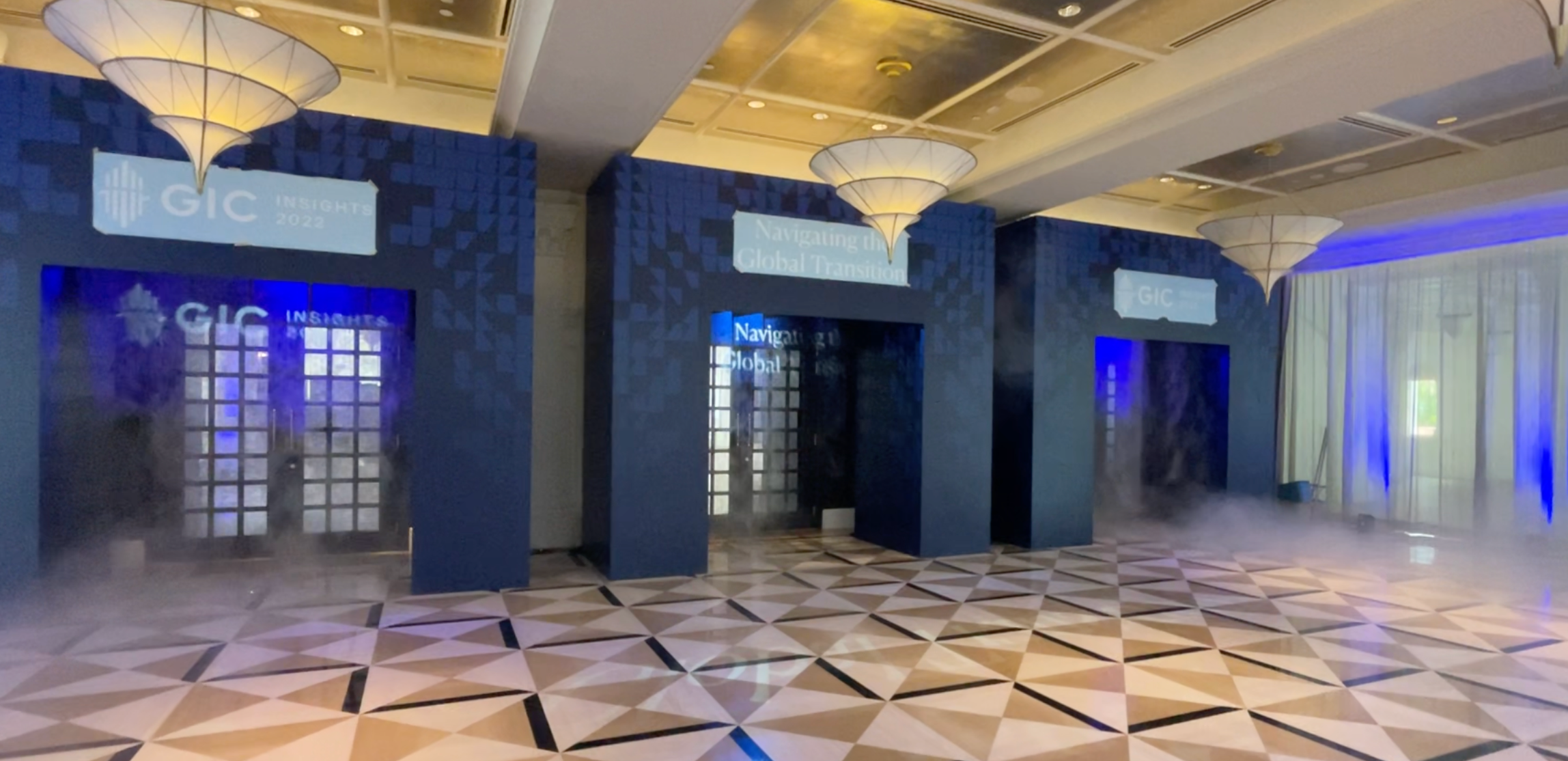GIC Insights Event 2022 - Fog Wall | GIC Insights Event 2022 - Fog Wall