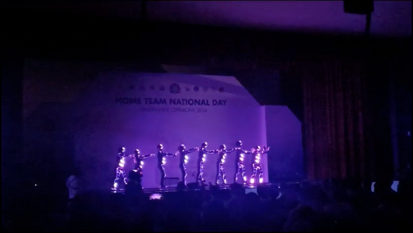 Tron Show @ HomeTeamNS National Day Observance Ceremony