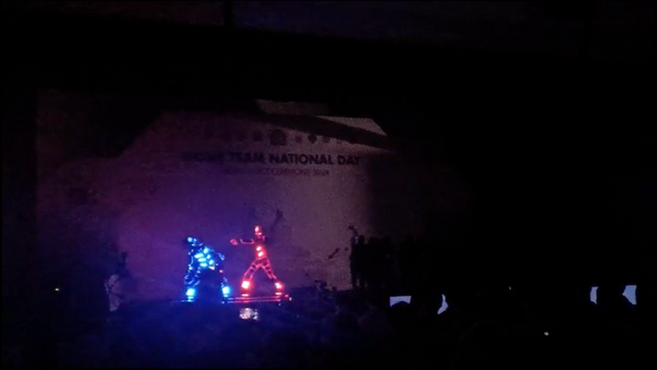 Tron Show @ HomeTeamNS National Day Observance Ceremony