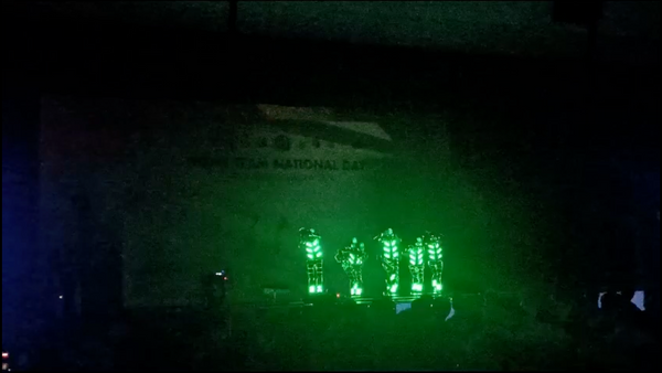 Tron Show @ HomeTeamNS National Day Observance Ceremony