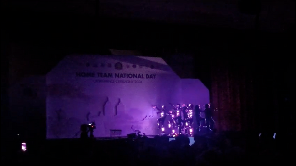 Tron Show @ HomeTeamNS National Day Observance Ceremony