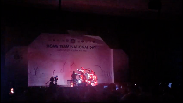 Tron Show @ HomeTeamNS National Day Observance Ceremony