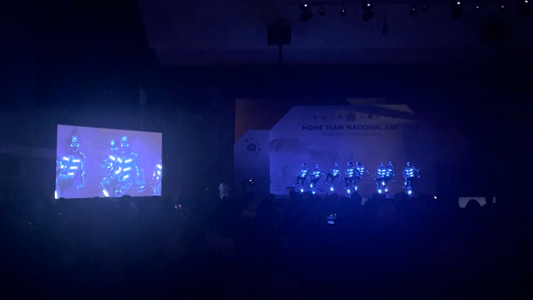 Tron Show @ HomeTeamNS National Day Observance Ceremony | Events agency singapore - Ooffle