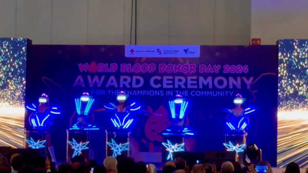 LED Drums @ World Donor Day 2024 Award Ceremony