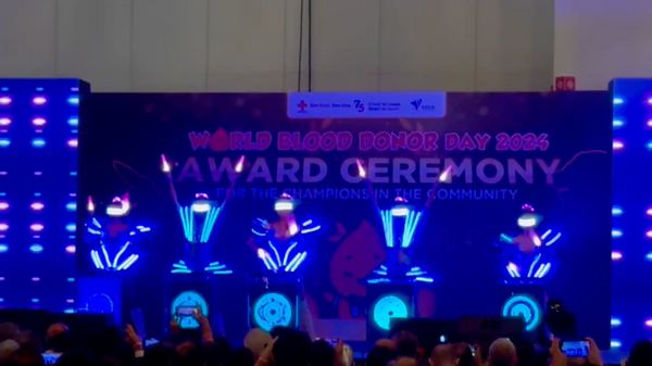 LED Drums @ World Donor Day 2024 Award Ceremony