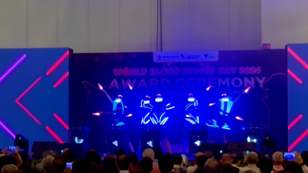 LED Drums @ World Donor Day 2024 Award Ceremony