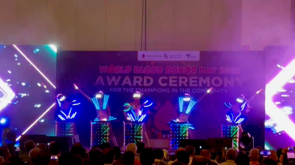 LED Drums @ World Donor Day 2024 Award Ceremony