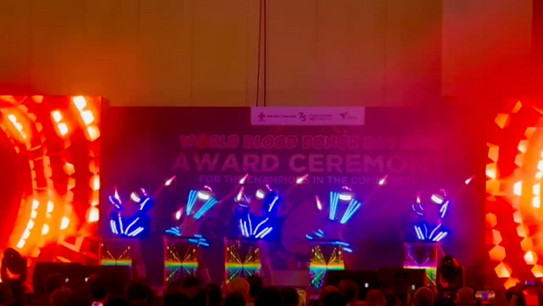 LED Drums @ World Donor Day 2024 Award Ceremony