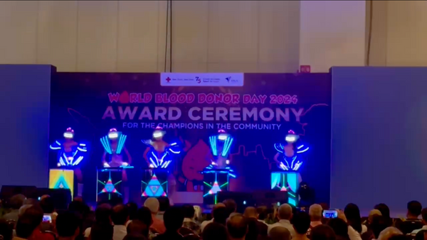 LED Drums @ World Donor Day 2024 Award Ceremony