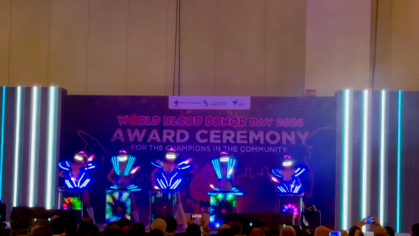 LED Drums @ World Donor Day 2024 Award Ceremony