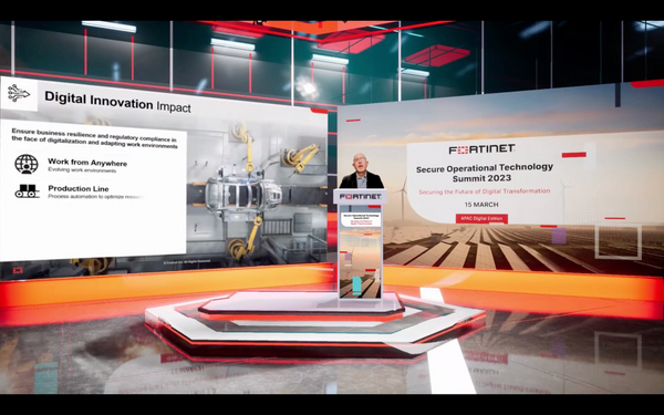 Fortinet Secure Operational Technology Summit 2023 - 3D Augmented Reality Livestream