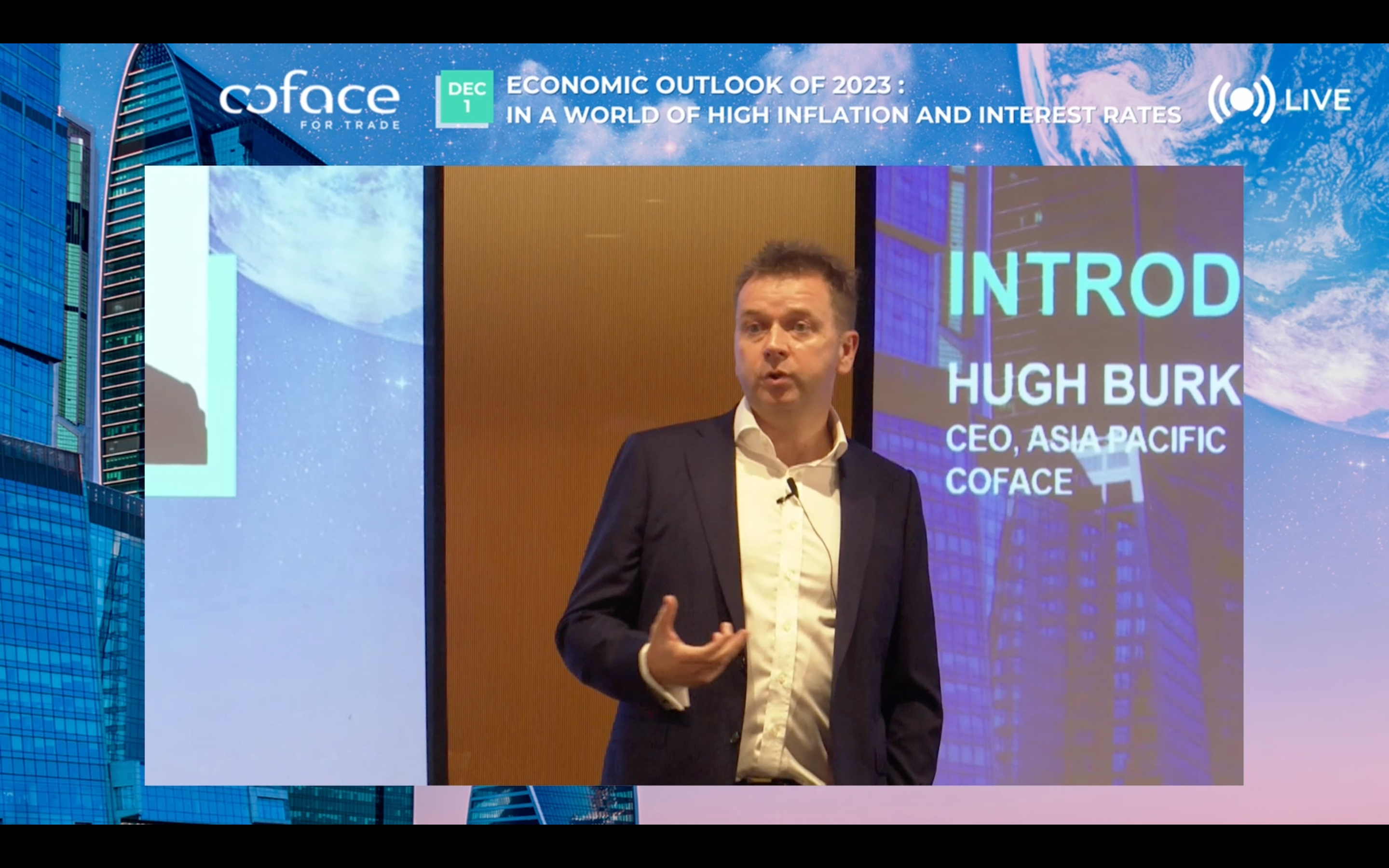 Coface Economic Outlook for 2023 Hybrid Event | Entertainment agency singapore - Ooffle | Coface Economic Outlook for 2023 Hybrid Event