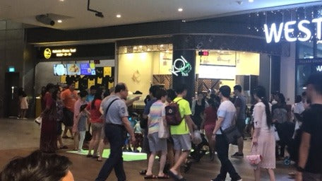 Waterway Point Interactive Floor Projection Experiential Installation