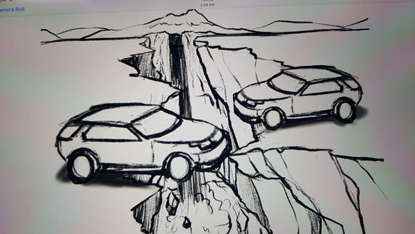 Land Rover Trickeye Floor Mural @ Leng Kee Showroom