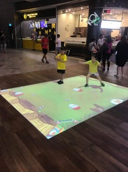 Waterway Point Interactive Floor Projection Experiential Installation