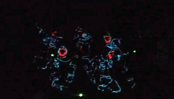 HFC Holdings LED Tron show