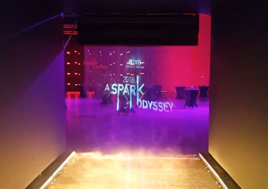 DBS Dinner & Dance Spark Odyssey 2018 Fogwall | DBS Dinner & Dance Spark Odyssey 2018 Fogwall
