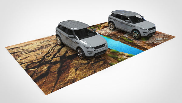Land Rover Trickeye Floor Mural @ Leng Kee Showroom