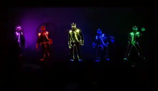 Multi Colour LED Tron Dance | Multi Colour LED Tron Dance