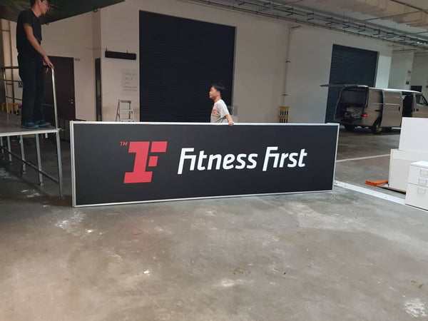 Roving Mobile Truck for Fitness First Paya Lebar Opening @ 3 locations