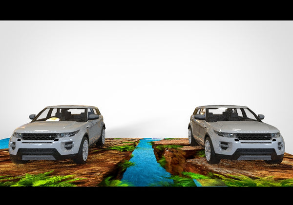 Land Rover Trickeye Floor Mural @ Leng Kee Showroom