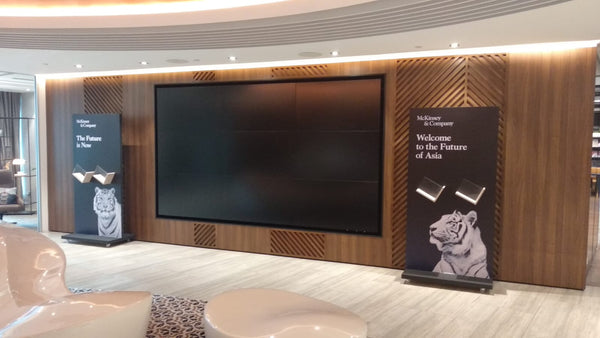 Mckinsey Showcase & Standee Fabrication @ Shangri-La Hotel