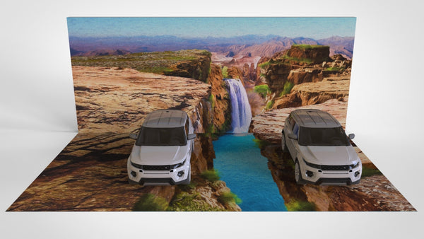 Land Rover Trickeye Floor Mural @ Leng Kee Showroom