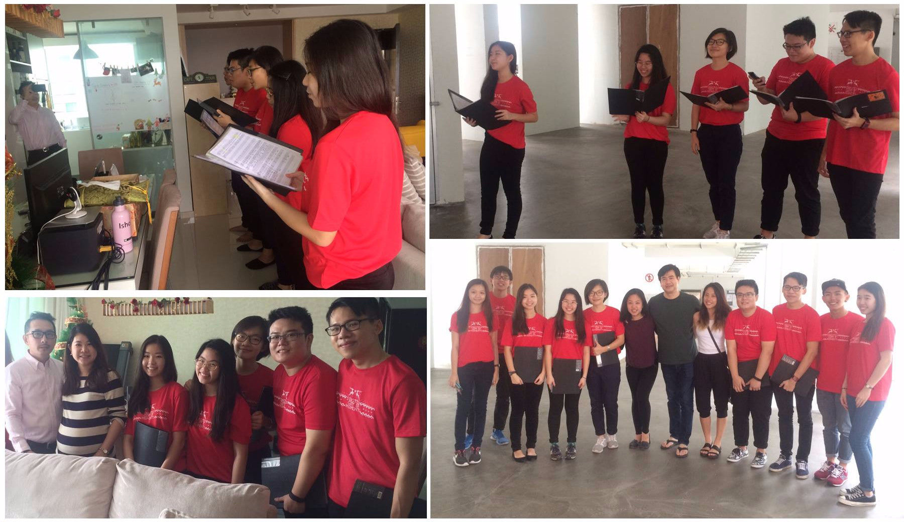 experiential marketing singapore | Acappella Carolling for SingTel Marketing Campaign