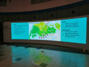 SNEC LED Wall Installation @ Singapore National Eye Centre