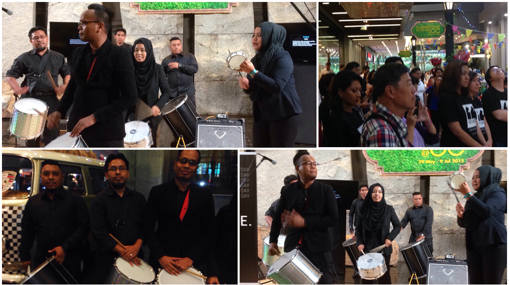 Samba Drummer Percussionists @ Orchard Central | Samba Drummer Percussionists @ Orchard Central