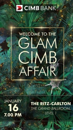 CIMB CNY Customer Appreciation Dinner 2020 @ Ritz Carlton