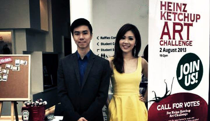 Heinz Ketchup Art Challenge @ Raffles Tertiary Institution | Heinz Ketchup Art Challenge @ Raffles Tertiary Institution