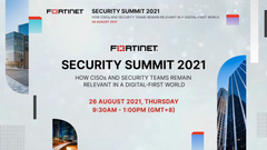 Fortinet Security Summit 2021 by interactive digital agency Singapore