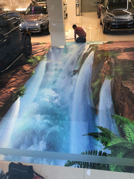 Land Rover Trickeye Floor Mural @ Leng Kee Showroom