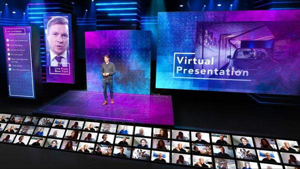 3D Virtual Event Smart Augmented Reality Conference