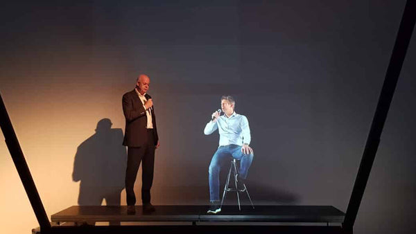 Live Holographic 3D Projection Web Conferencing | AV rental Singapore | 
Ooffle Event Company