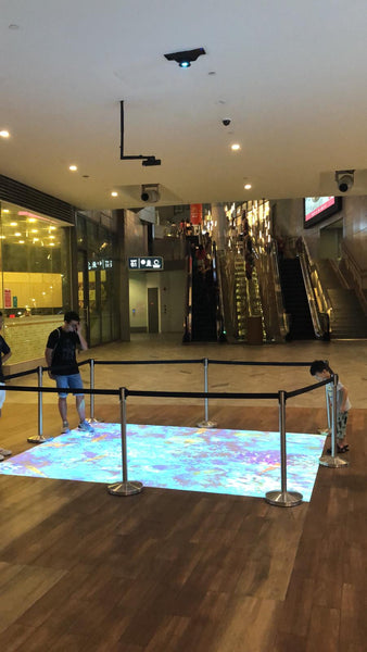 Waterway Point Interactive Floor Projection Experiential Installation
