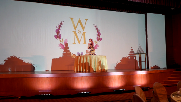 Wedding Immersive 3D Mapping Luxury @ Ritz Carlton